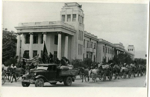 1942 Ашхабад Багир Красный караван из аулсовета Багир-Ашхабадского района 1