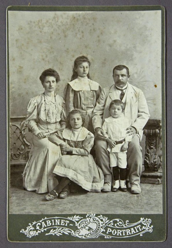 1905 Ташкент Семейное Фото Фотоателье Николяи С Ф