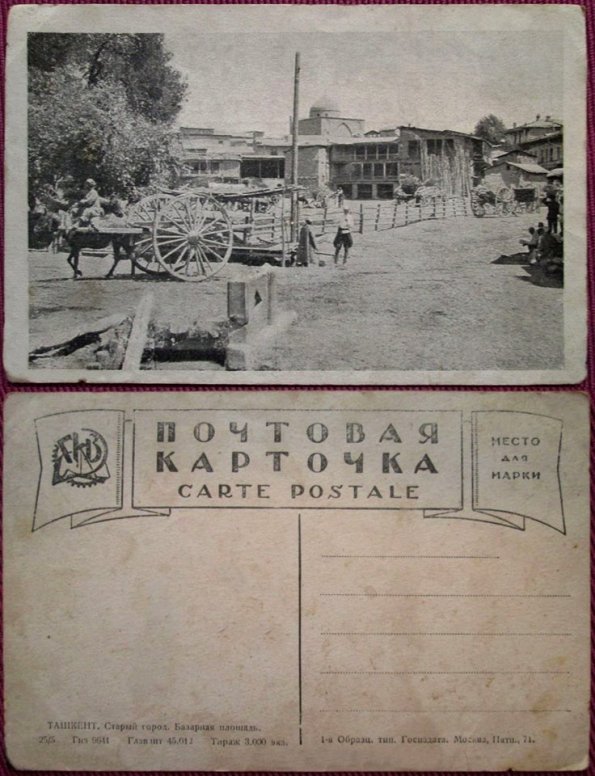 1910 Предпл Ташкент Аллея Карагачай Кауфманская