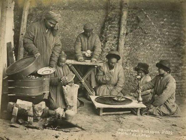 1910 Предпл Ташкент Приготовление Пельменей на Пару