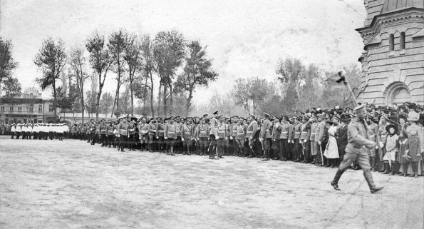 1911 Ташкент Военный Парад с Участием Великого Князя К К Романова