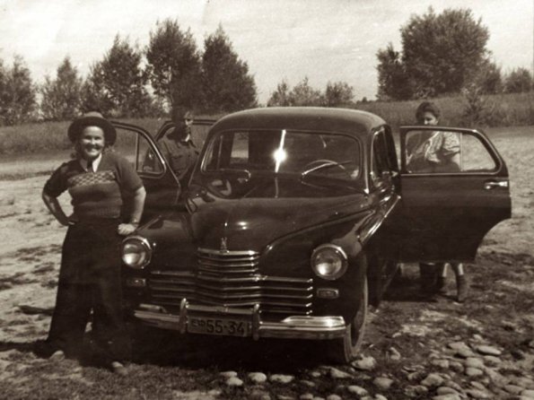 1956 Джизакская Обл Перегон Автомобиля из Ташкента в Самарканд Фото из Семейного Архива И Гузикова