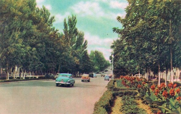 1958 Ташкент Улица в Центре