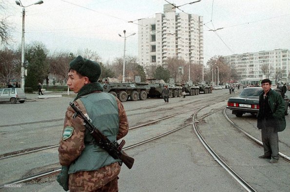 1999 16 февраля 1999 года - на улицах Ташкента после терракта