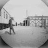 1891 Ашхабад Снимки Томаса Аллена Железнодорожный вокзал на Закаспийской железной дороги