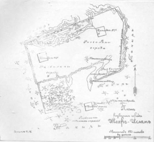 1910 Шехр-Ислам Карта