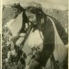 1943 Сбор хлопка в сельхозартели Орто-Азия комсомолками Т. Нуруевой и С. Исабековой