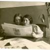 1943 Ташкент САГУ Библиотека Барановская Наталия Адамовна (слева)