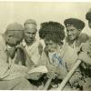 1944 Turkmen-Kala Tagan Uzbek Reads Letter from One of His 9 Sons