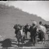 Ата с лошадьми. Туркмены.  Пенде, не позднее 1911 г.