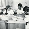 В лаборатории института зоологии Туркменской АН. 1966-й год.