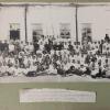 Группа учителей, окончивших курсы нового туркменского алфавита.  1928-й год.