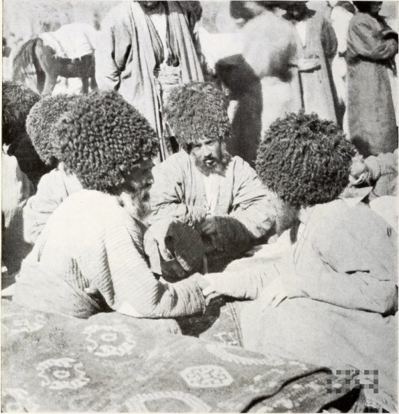 Мерв, заключение сделки на рынке. 1917