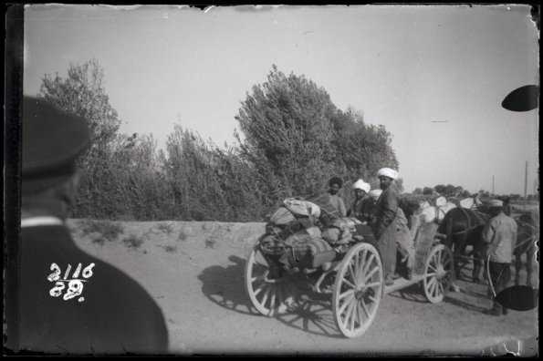 Погонщики туркмены.  Не позднее 1911 г., Пенде и Гушгы