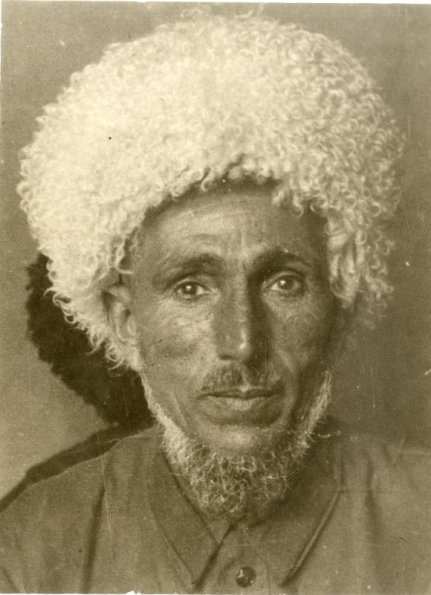 Участник конного пробега Ашхабад - Москва. 1935