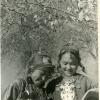 Школьницы колхоза Пять лет Туркменской ССР. Около 1945-го года.