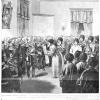 1882-90 (спорно) Литография депутации Мерва у Комарова с прошением о принятии Мерва в Русское Подданство