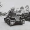 1948 г. Военный парад на улице Свободы в Ашхабаде.