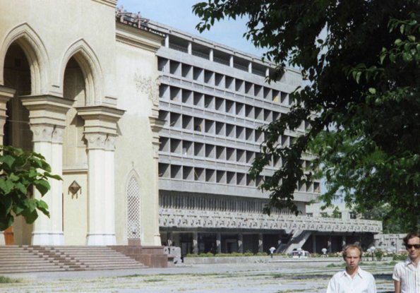 1979 Ашхабад Драм Театр им Молланепеса и Гостиница Ашхабад (1)
