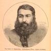 1885 Афганистан Литография Абдуррахман-Хана Эмира Афганистана