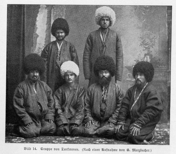 1895 Предпл Группа Туркмен из Кного Ф Шварца
