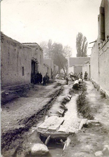 1899 Самарканд Улица в Старом Городе