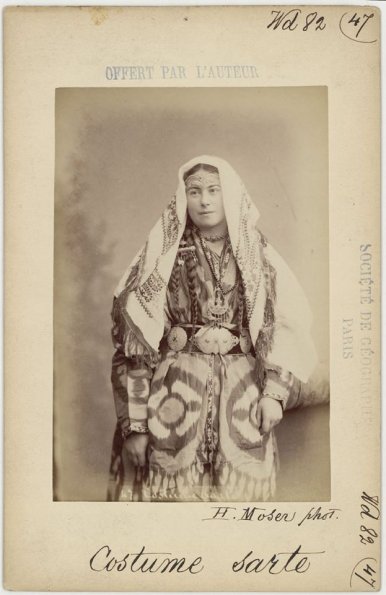 1900 Предпл Ташкент Предпл Сартянка в Национальном Костюме 4