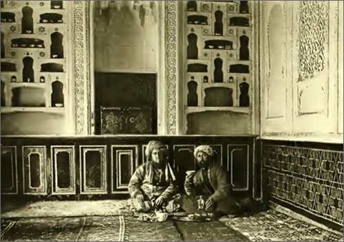 1902 Гостиная богатого купца. Иллюстрация из книги Гюго Краффта