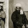 1902 Узбек с ребенком на руках, Ходжент i бухарский таджик в зимнем халате i узбек из Маргилана Фото из книги Г Краффта