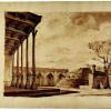 1910 Предпл  Бухара Сардоба во дворе комплекса Халифа Худойдода Рисунок Кочедамова В И