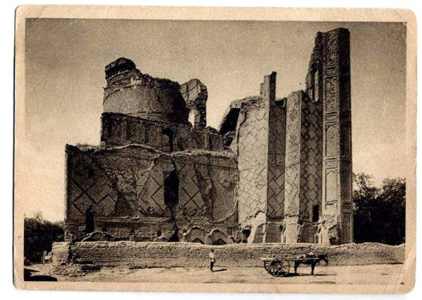 1910 Turkestan Mausoleum Ruins