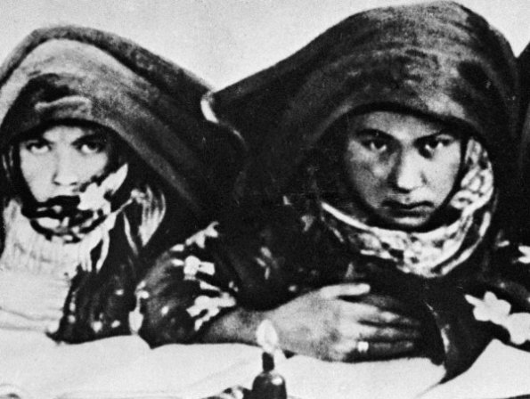1918 Узбекистан Ученицы на Ликбезе