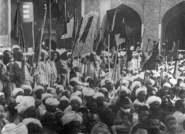 1920 Бухара Революционный Митинг в Каляне