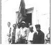 1920.Группа людей у входа в помещение ЦК РКП (б) Бухары
