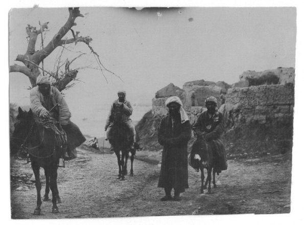 1925 Предпл Душанбе Дехкане на Въезде в Кишлак Дюшанбе со Стороны Гисара