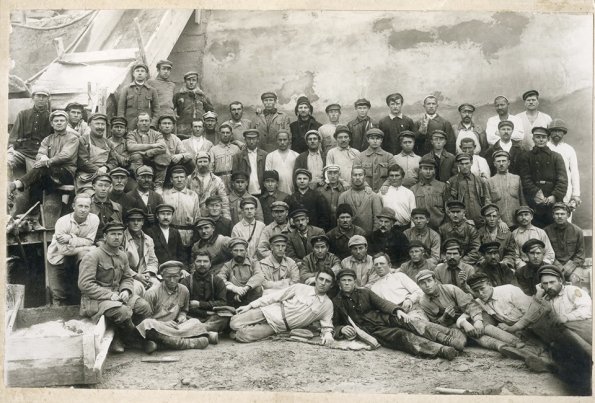 1925 Ташкент Ташкентская гидростанция Группа рабочих и техперсонала