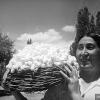 1927 Узбекистан Колхоз им Сталина Кохозница с Коконами Шелкопряда