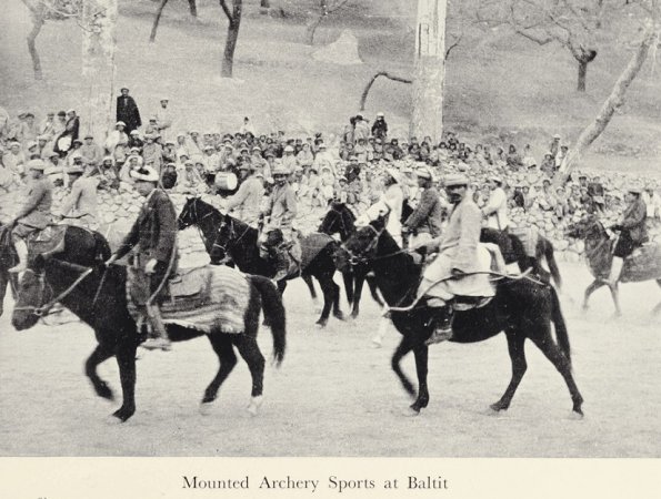 1930 Afghanistan Baltit Mounted Archery