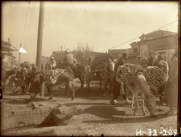 1931 Самарканд Ташкентская Улица в Базарный День 3