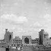 1934 Самарканд Регистан махалла Хаузи-Балянд Медресе Чильдухтарон разрушнный