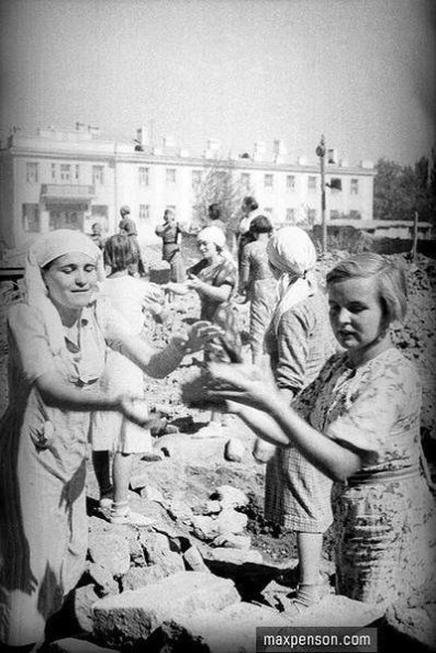 1939 Ташкент Начало Строительства Комсомольского Озера