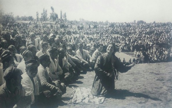 1939 Узбекистан Строительство Ферганского Канала Концерт
