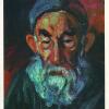 1946 Бухара Картина Курзина М И Портрет Садреддина Почаева - Ювелира и Миниатюриста