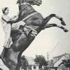 1959 Akhal-Teke Horsewoman