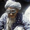 1959 Samarkand Elder Wearing Motocycle Goggles 1