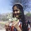 1967 Узбекистан Девушка Весна Цветы Фото Л Поликашина