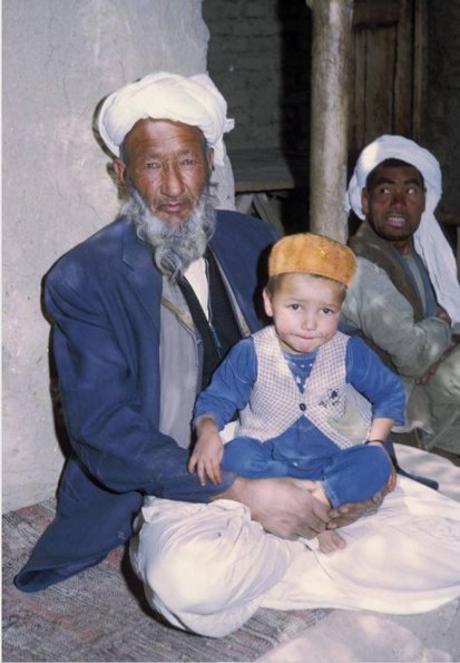1969 Afghanistan Granpa with Grandson