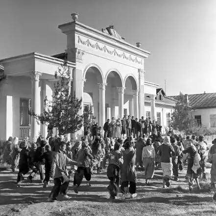 1969 Going to School in Kolkhoz 1969