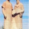 1975 Предпл Самарканд Памятник Джами и Навои